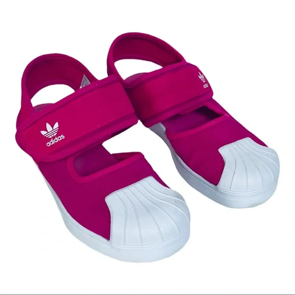 adidas gazelle silver green womens Adidas Superstar Sandal | Toddler | Semi Pink Spark main image 0
